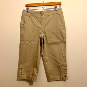 Khaki Capri pants